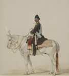 Zichy Mihaly Nasir al-Din Shah on Horseback - Hermitage